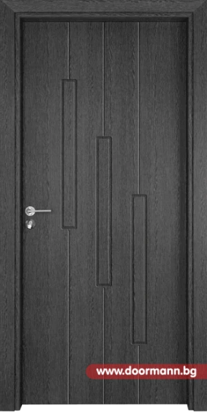 Интериорна врата Gama 206p цвят Сив Кестен