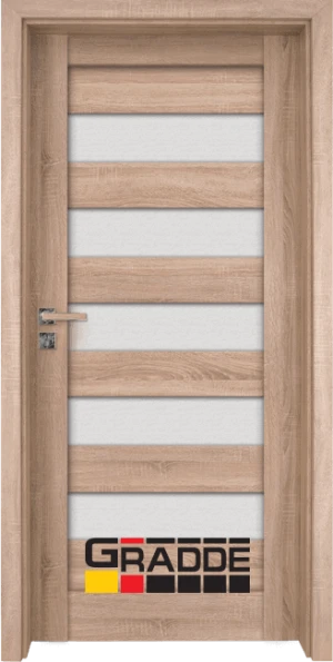 Интериорна врата Gradde Aaven Glas, цвят Дъб Вераде