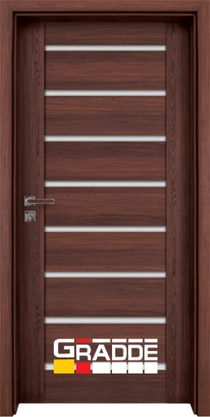 Интериорна врата Gradde Aaven Glas, цвят Шведски Дъб