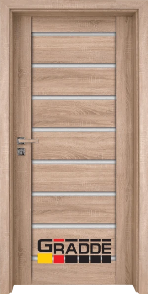 Интериорна врата Gradde Aaven Glas, цвят Дъб Вераде