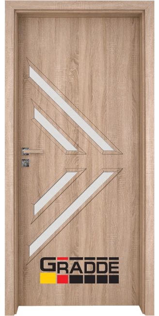 Интериорна врата серия Граде, модел Paragon Glas 3-4, verade