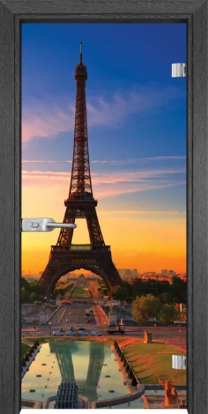 Стъклена Врата Gama Print G 13-12 Сив Кестен